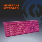 Canyon Fortnax GKW-2 Pink Безжична геймърска мембранна клавиатура