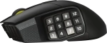 Corsair Scimitar Elite Wireless SE MMO Black Yellow Безжична геймърска оптична мишка