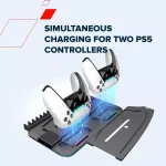 Canyon CS-51 RGB White Охлаждаща поставка за PlayStation 5 Slim / Digital Edition с RGB подсветка