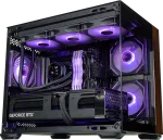 Cooler Master Elite 481 Wood Black ARGB Компютърна кутия
