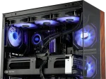 Cooler Master Elite 690 Wood Black ARGB Компютърна кутия