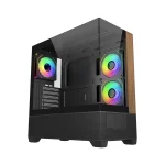 Cooler Master Elite 690 Wood Black ARGB Компютърна кутия