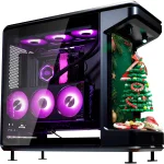 Cooler Master MasterFrame 360 Stage LCD Black Компютърна кутия