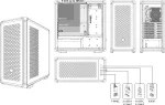 Cooler Master MasterFrame 600 Silver Компютърна кутия
