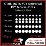 Corepad DOTS CTRL #04 40 броя Универсални крачета за мишка