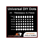 Corepad DOTS PRO #01 40 броя 0.75 мм Универсални крачета за мишка