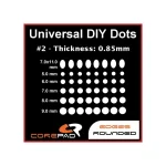 Corepad DOTS PRO #02 40 броя 0.85 мм Универсални крачета за мишка