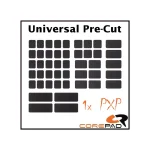 Corepad PXP Grips #2210 Universal Pre-Cut Black 46 броя Универсални грип ленти за мишка и клавиатура
