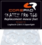 Corepad Skatez PRO 368 Крачета за мишка Logitech G304 X SUPERLIGHT / G305 X SUPERLIGHT