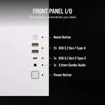 Corsair 2500D Airflow White Компютърна кутия
