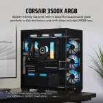 Corsair 3500X ARGB Black Компютърна кутия