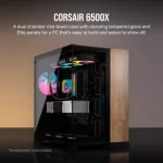 Corsair 6500X BlackWalnut Wood Компютърна кутия