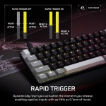 Corsair CLIPPER PRO MINI 60 Black 8K Геймърска механична клавиатура с Corsair MGX Hyperdrive CORE Magnetic регулируеми суичове