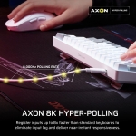 Corsair CLIPPER PRO MINI 60 Black 8K Геймърска механична клавиатура с Corsair MGX Hyperdrive CORE Magnetic регулируеми суичове