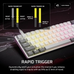 Corsair CLIPPER PRO MINI 60 Black 8K Геймърска механична клавиатура с Corsair MGX Hyperdrive CORE Magnetic регулируеми суичове