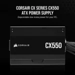 Corsair CX550, 550W, 80 Plus Bronze Захранващ блок