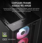 Corsair FRAME 4000D RS ARGB Black Компютърна кутия