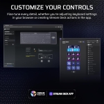 Corsair GALLEON 100 Stream Deck RGB Геймръска механична клавиатура с Corsair MLX Pulse Linear суичове