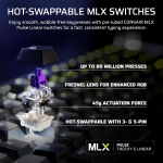 Corsair GALLEON 100 Stream Deck RGB Геймръска механична клавиатура с Corsair MLX Pulse Linear суичове