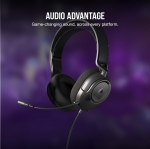 Corsair HS35 Carbon v2 Геймърски слушалки с микрофон