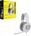 Corsair HS55 Stereo White Геймърски слушалки с микрофон