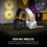 Corsair HS80 MAX Steel Gray Безжични геймърски слушалки с микрофон