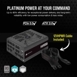 Corsair HX1000i 1000W, 80 Plus Platinum, Модулно, PCIe Gen 5.1, ATX 3.1 Захранване за компютър