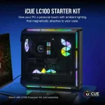 Corsair iCUE LC100 Case, Starter Kit Осветление за компютърна кутия