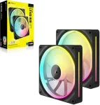 Corsair iCUE LINK LX140 140mm RGB Black Комплект вентилатори (2 броя)