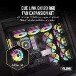 Corsair iCUE LINK QX120 Expansion Kit 120mm RGB Black Вентилатор