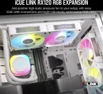 Corsair iCUE LINK RX120 120mm RGB White Вентилатор
