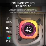 Corsair iCUE LINK TITAN 360 RX LCD RGB Black AIO Воден охладител за процесор