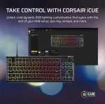 Corsair K55 CORE TKL RGB Геймърска мембранна клавиатура