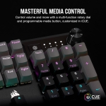 Corsair K70 Core RGB Carbon Gray Full-Size 100% Геймърска механична клавиатура с Corsair MLX Red linear суичове