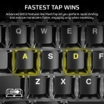Corsair K70 Core RGB Carbon Gray Full-Size 100% Геймърска механична клавиатура с Corsair MLX Red linear суичове