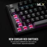 Corsair K70 Core RGB Carbon Gray Full-Size 100% Геймърска механична клавиатура с Corsair MLX Red linear суичове