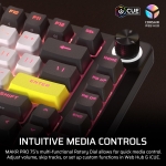 Corsair MAKR PRO 75 Hall Effect DIY 8K Carbon Gray Геймръска механична клавиатура с Corsair MGX Hyperdrive магнитни суичове