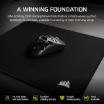 Corsair MM Anti-fray Large Black Геймърски пад за мишка