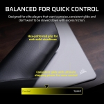 Corsair MM PRO Large Control Grey Геймърски пад за мишка