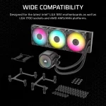 Corsair NAUTILUS 360 RS ARGB Black AIO Воден охладител за процесор