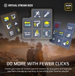 Corsair NIGHTSWORD v2 WIRELESS SD Stream Deck Black 8K Безжична геймърска мишка
