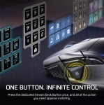 Corsair NIGHTSWORD v2 WIRELESS SD Stream Deck Black 8K Безжична геймърска мишка