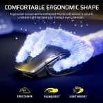 Corsair NIGHTSWORD v2 WIRELESS SD Stream Deck Black 8K Безжична геймърска мишка