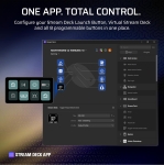 Corsair NIGHTSWORD v2 WIRELESS SD Stream Deck Black 8K Безжична геймърска мишка