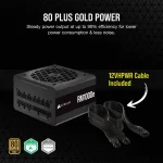 Corsair RM1000e, 80 Plus Gold, Fully Modular Захранване за компютър