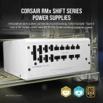 Corsair RM1000x SHIFT White, 80 Plus Gold, Fully Modular Захранване за компютър