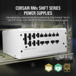 Corsair RM1200x SHIFT White, 80 Plus Gold, Fully Modular Захранване за компютър