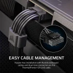 Corsair RMe Series (3rd Gen) RM850e ThermalProtect 850W, Cybenetics Platinum, Модулно, PCIe Gen 5.1, ATX 3.1 Захранване за компютър