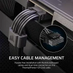 Corsair RMe Series (3rd Gen) RM850e ThermalProtect 850W, Cybenetics Platinum, Модулно, PCIe Gen 5.1, ATX 3.1 Захранване за компютър