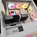 Corsair RMe Series RM750e White 750W, 80 Plus Gold, Модулно, Dual-Color PCIe Gen 5.1, ATX 3.1 Захранване за компютър